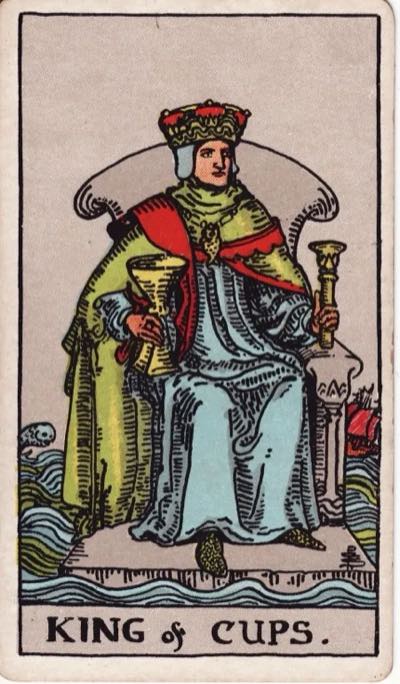 King of Cups, from the Rider-Waite tarot deck